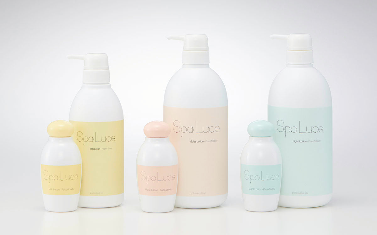 SpaLuce Face & Body Moist / Light / Milk Lotion – AJISAI Nail