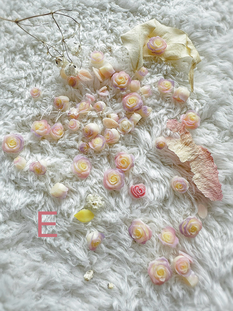 AJISAI Nail Art Accessories - Rose Garden Collection