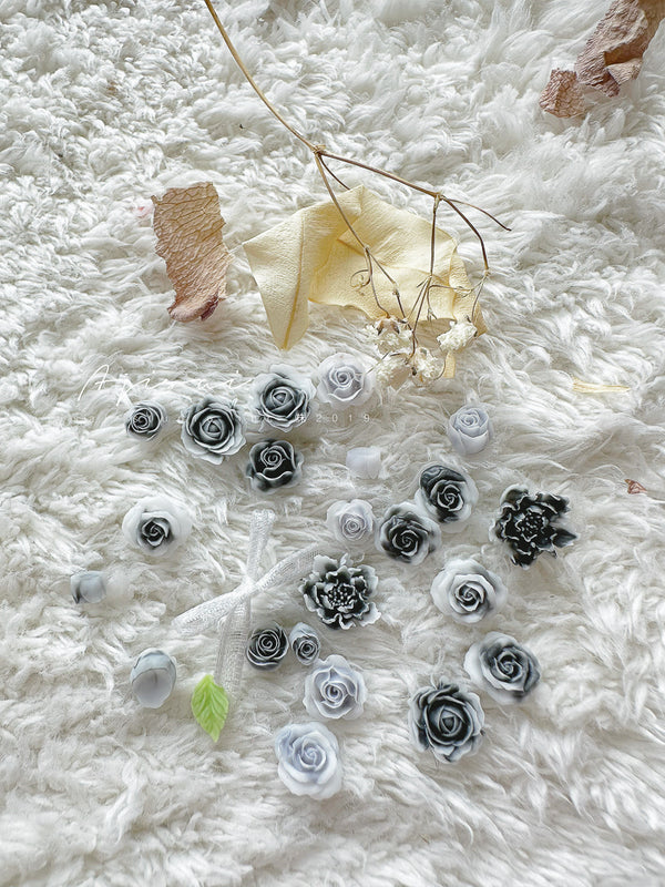 AJISAI Nail Art Accessories - Rose Garden Collection