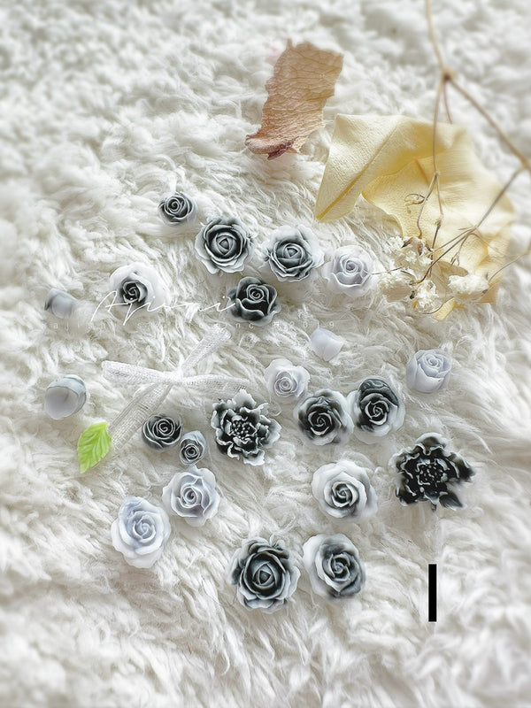 AJISAI Nail Art Accessories - Rose Garden Collection