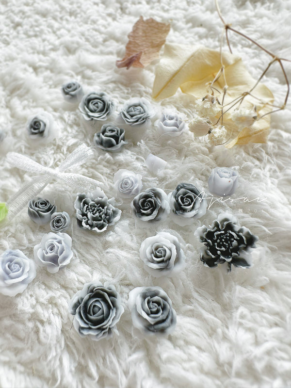 AJISAI Nail Art Accessories - Rose Garden Collection