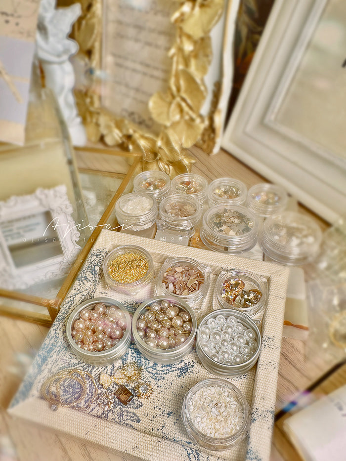 AJISAI 10pc Nail Art Box - Happy Holidays!