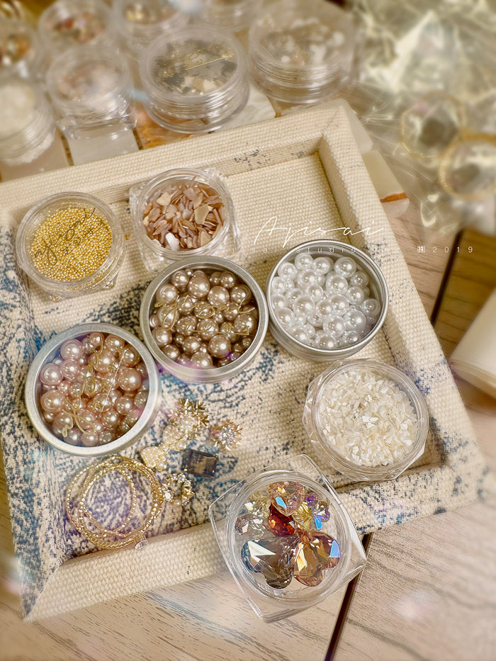 AJISAI 10pc Nail Art Box - Happy Holidays!