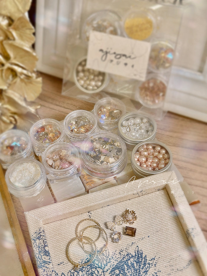 AJISAI 10pc Nail Art Box - Happy Holidays!