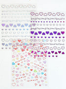 AJISAI Nail Sticker - Heart 2024 Collection