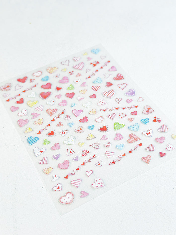 AJISAI Nail Sticker - Heart 2024 Collection