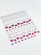AJISAI Nail Sticker - Heart 2024 Collection