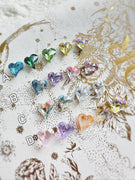 AJISAI Premium Crystal Pointed-back Sweet Heart - 13 x 12 mm