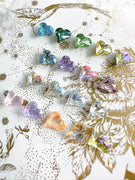 AJISAI Premium Crystal Pointed-back Sweet Heart - 13 x 12 mm