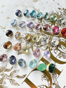 AJISAI Premium Crystal Pointed-back Oval Fancy Stone - 8 x 6 mm