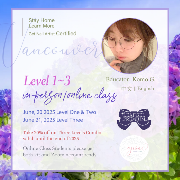 Leafgel Level 1-3 Class Combo - 3 Certificates