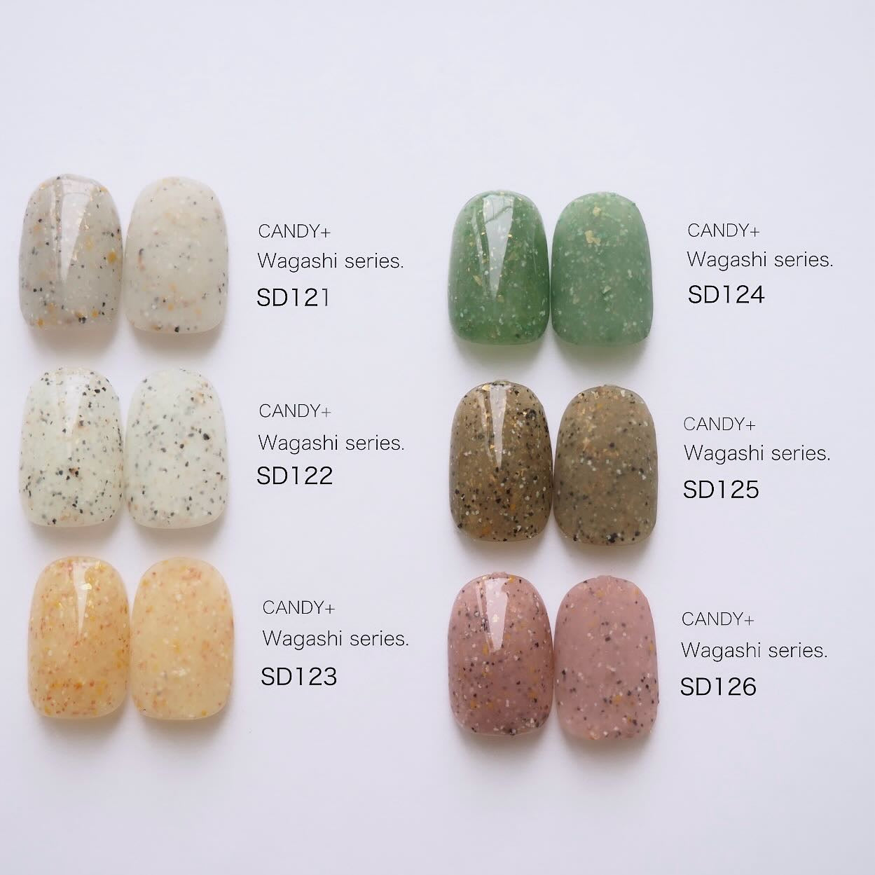 CANDY+ New Wagashi Series - 6 Colour Gel