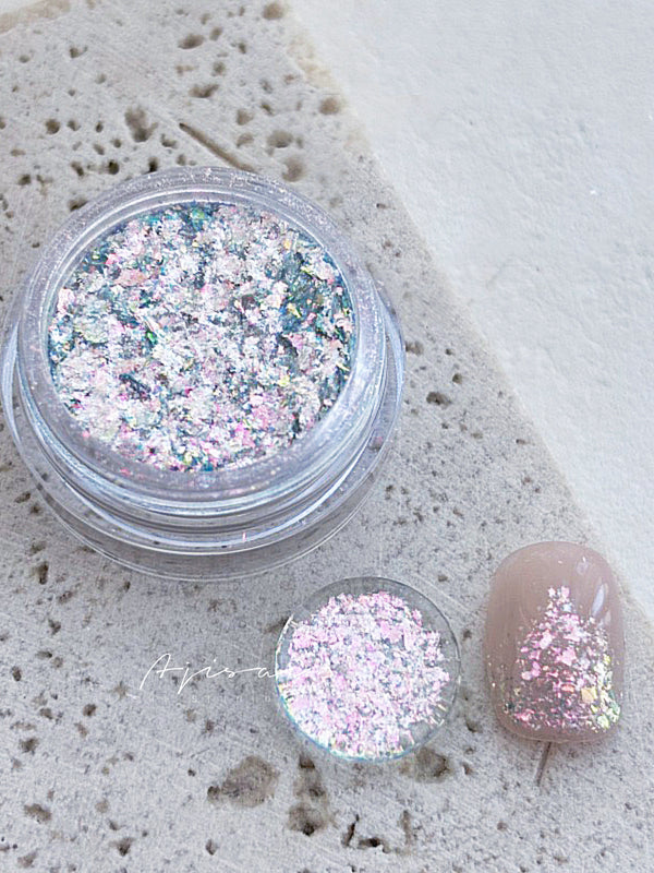 AJISAI Nail Art - Aurora Nail Flake Set