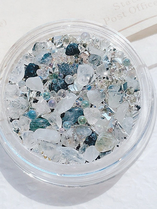 AJISAI Nail Art Accessories Ins-style vintage baroque flakes