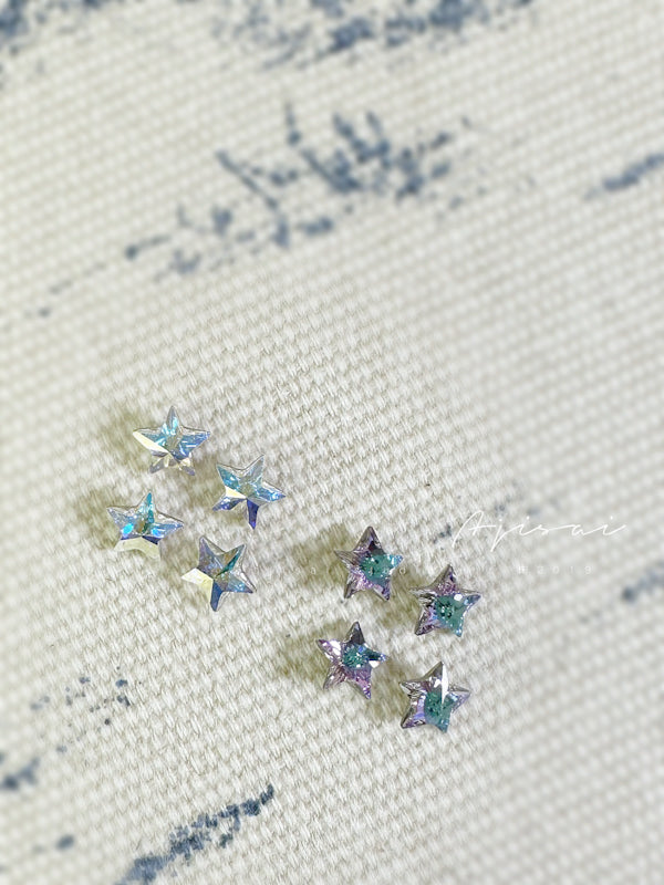 AJISAI Luxury 6D Crystal Pointed Back Star - 5mm