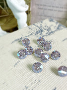 AJISAI Luxury 6D Crystal Point Back Round - Violet Moonlight