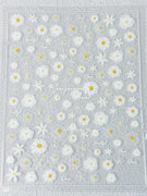 Nail Sticker - Spring Daises
