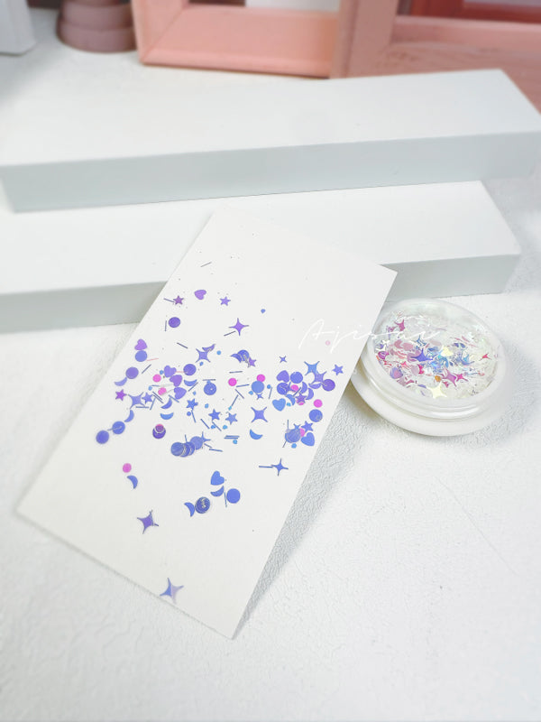 AJISAI Nail Accessories - Mermaid Flakes Collection