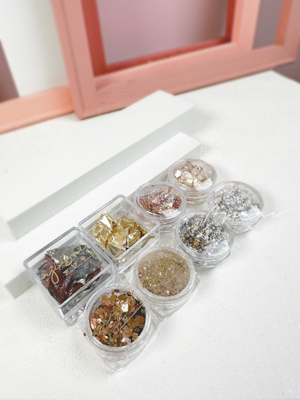 AJISAI Nail Accessories - Lunar New Year Maillard Style Lucky Box