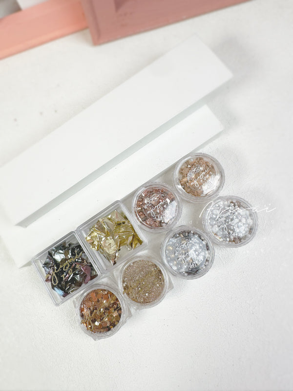 AJISAI Nail Accessories - Lunar New Year Maillard Style Lucky Box