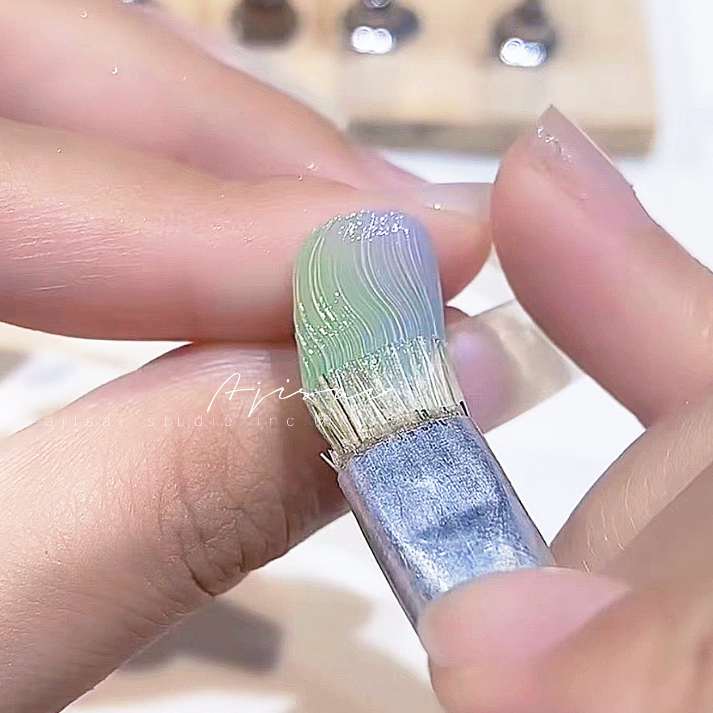 AJISAI Nail Tools - Texture Effect Brush