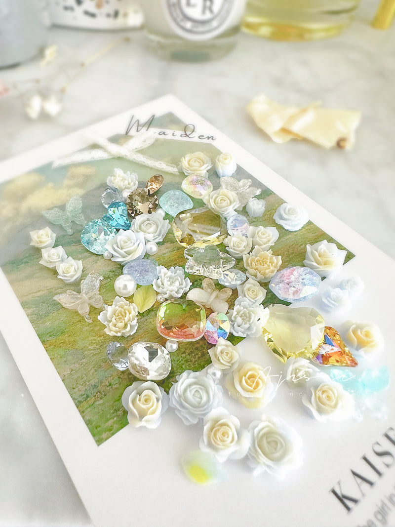 AJISAI Nail Art Accessories - Botanical Garden Spring Collection