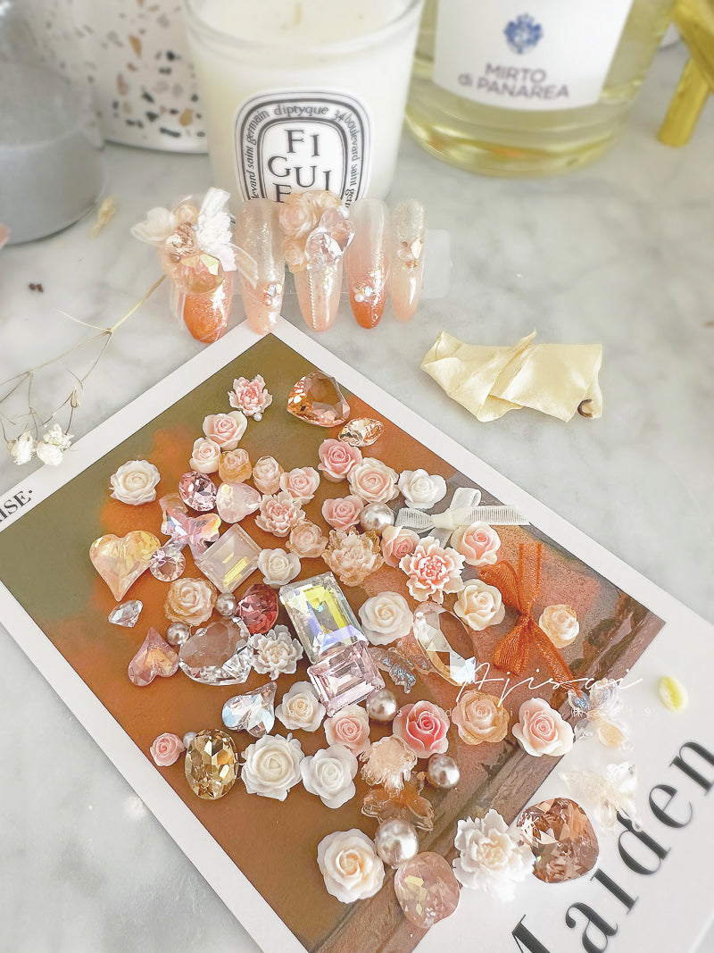 AJISAI Nail Art Accessories - Botanical Garden Spring Collection