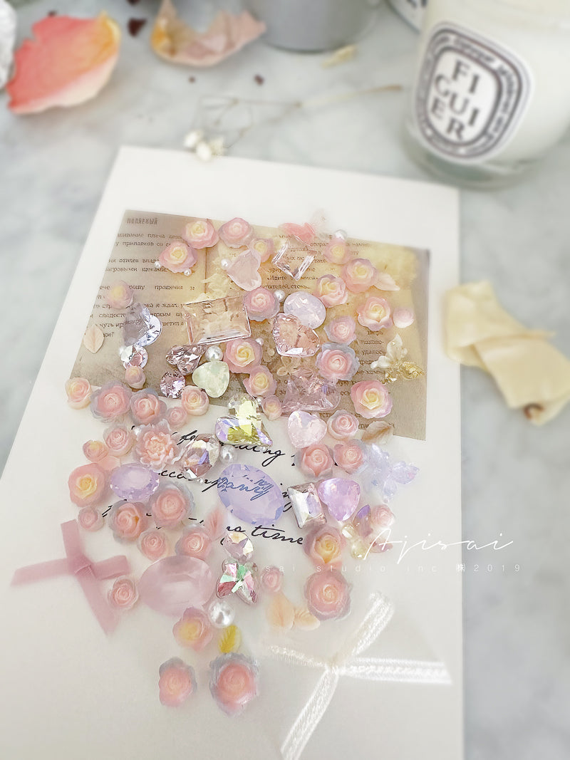 AJISAI Nail Art Accessories - Botanical Garden Spring Collection