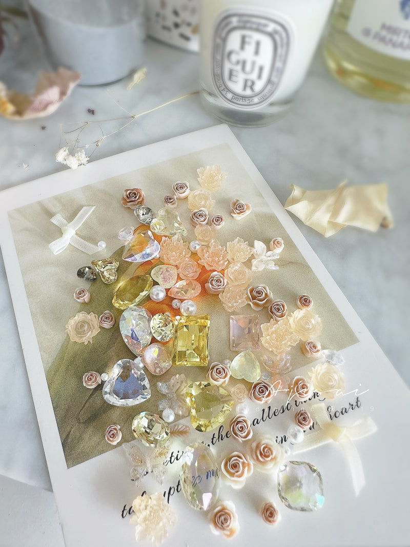 AJISAI Nail Art Accessories - Botanical Garden Summer Collection
