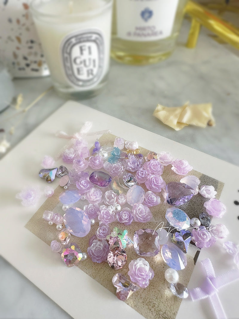 AJISAI Nail Art Accessories - Botanical Garden Summer Collection