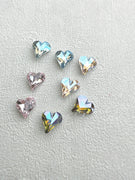 AJISAI Premium Crystal Pointed-back Sweet Heart Collection 8x10mm
