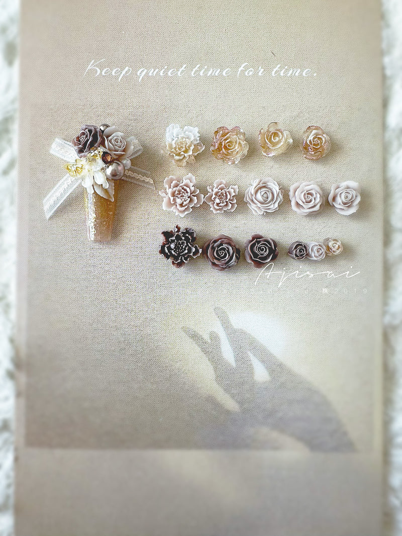 AJISAI Nail Art Accessories - Botanical Garden Fall Collection