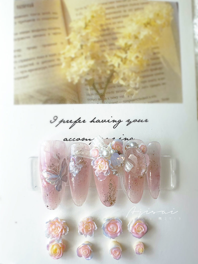 AJISAI Nail Art Accessories - Botanical Garden Spring Collection