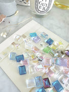 AJISAI Premium Crystal Pointed-back Clear Step Cut Mix Collection