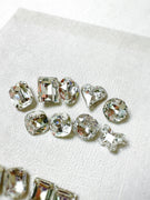 AJISAI Premium Crystal Pointed-back Clear Collection