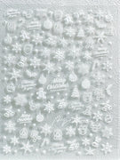 3D Nail Sticker - Christmas Party