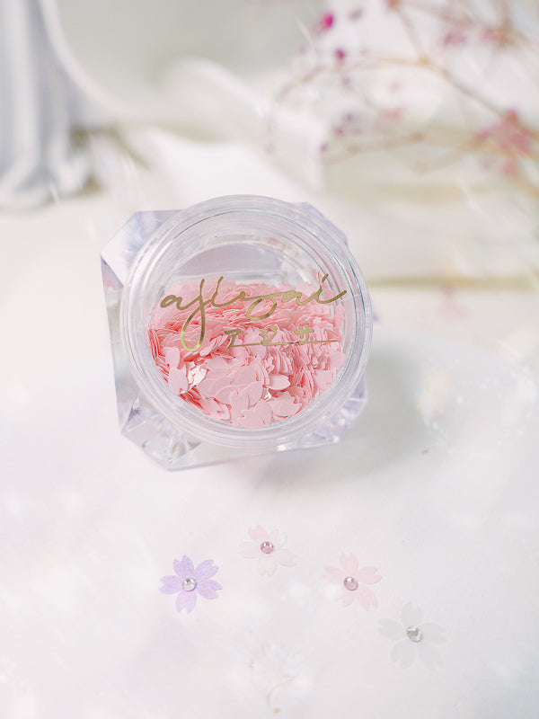 AJISAI Nail Accessories Sakura Flakes