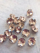 AJISAI Luxury 6D Crystal Point Back Round - Silk