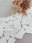 AJISAI Nail Rock Decor Background - Marble