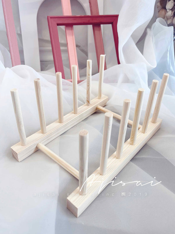 AJISAI Nail Tools Display Wooden Stand