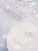 AJISAI High Clarity Colour Swatch Nail Tip - short square