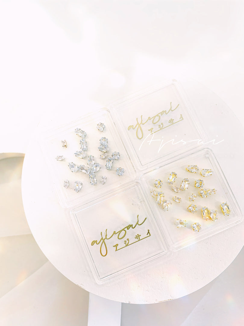 AJISAI Nail Art Set - Ring Crystal Set