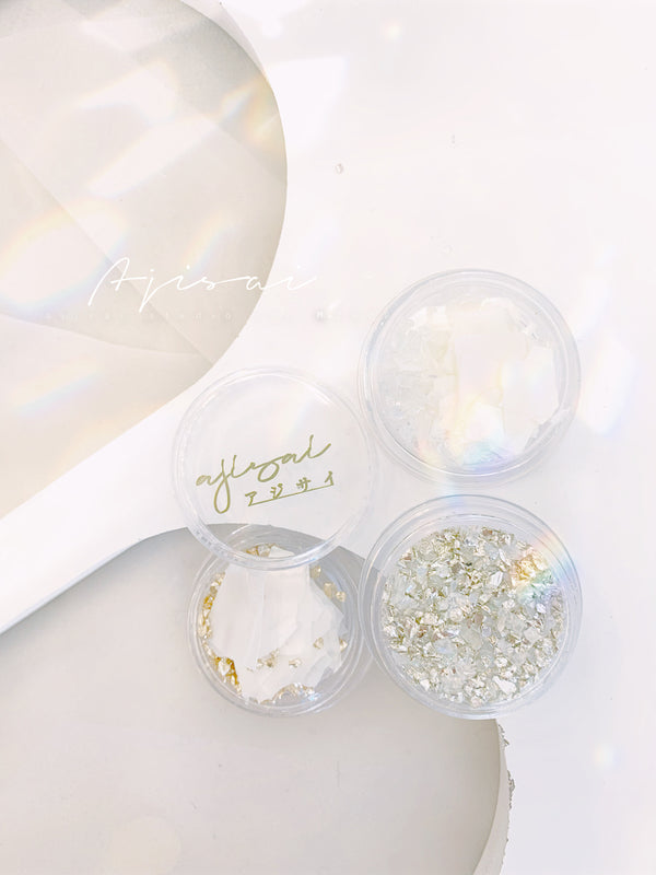 AJISAI Nail Art Set - Crystal Shell Collection