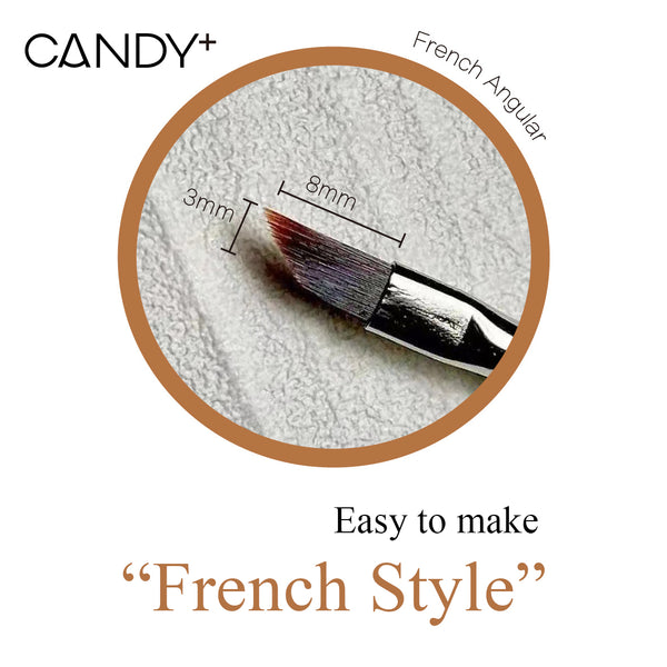 CANDY+ Angular French Brush