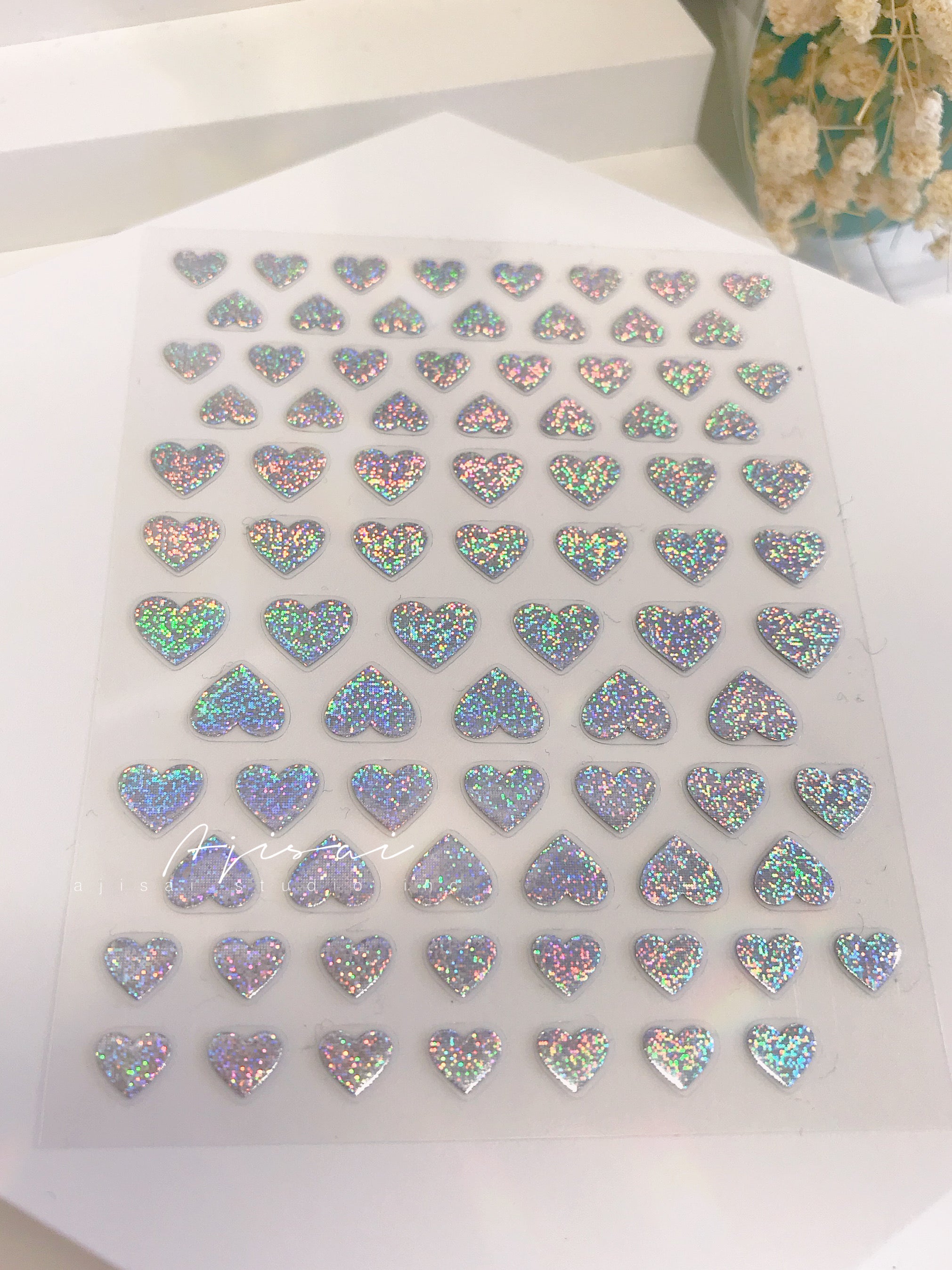 AJISAI Nail Sticker - Mixed Heart