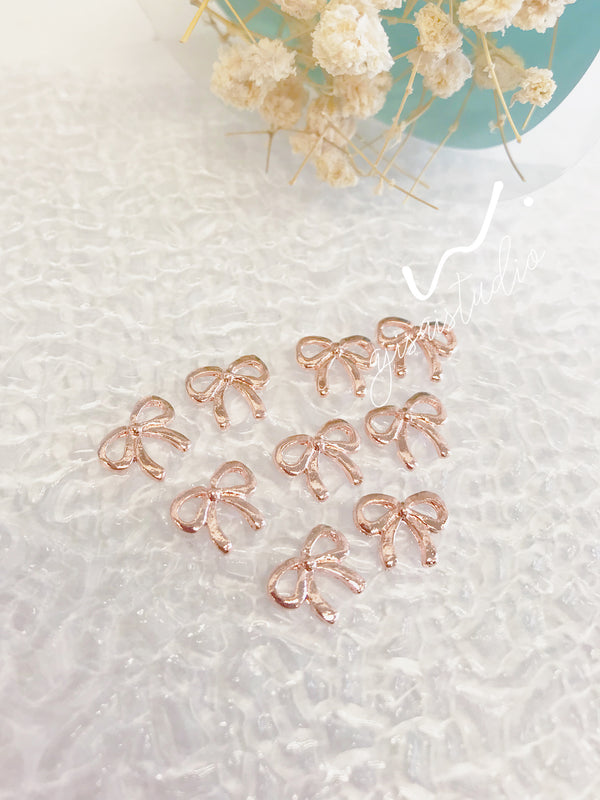 AJISAI Charm - Rose Gold Bowtie Collection