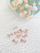 AJISAI Charm - Rose Gold Bowtie Collection