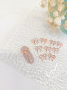 AJISAI Charm - Rose Gold Bowtie Collection