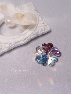 AJISAI Pointed Back Crystal - Sweet Heart