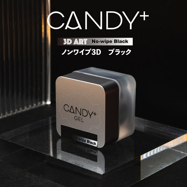 CANDY+ 3D Art Non-Wipe Gel White / Black